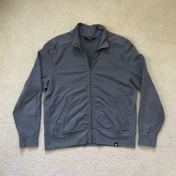 *LIKE NEW* American Giant Moto Full Zip Jacket - XL -Gray
